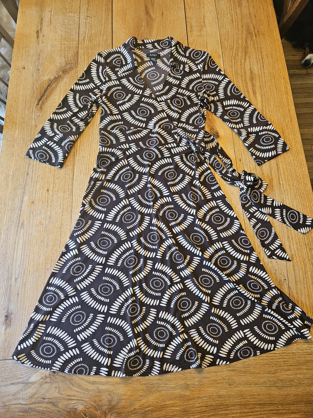 A.P.N.Y. Brown & Cream Dress